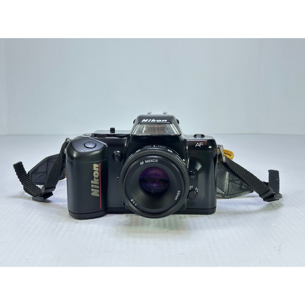 Nikon N4004 35mm SLR Film Camera with AF Nikkor 50mm f1.8 Lens and Strap